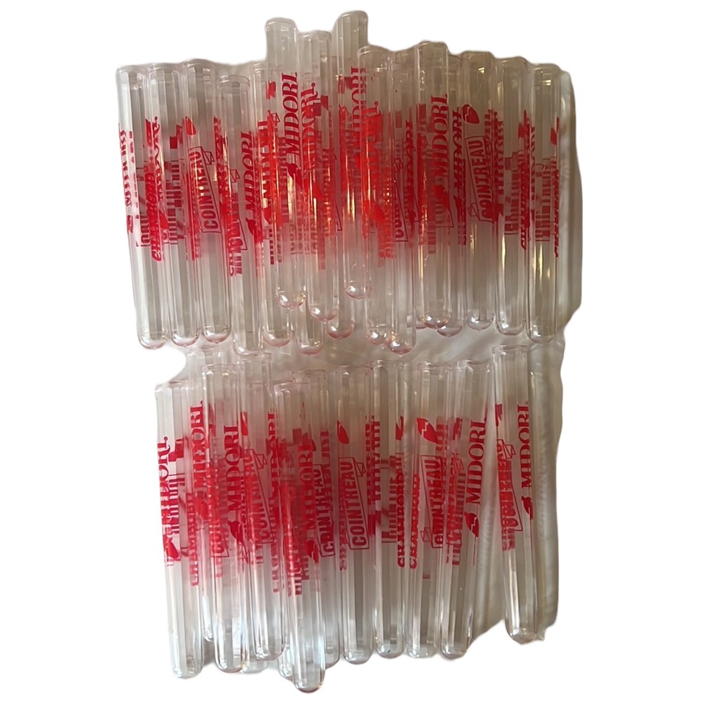 Chambord Cointreau Midori shooter test tubes shot glass